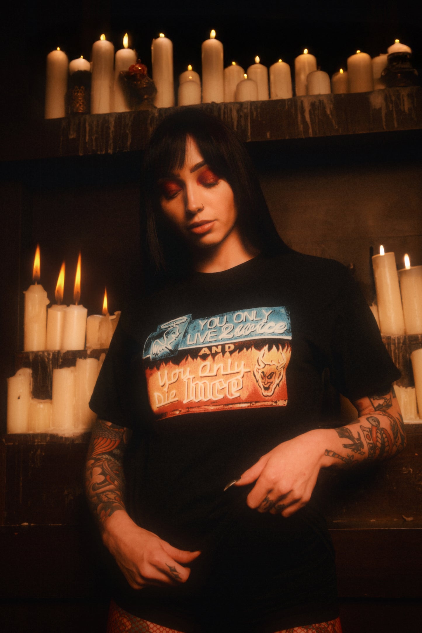 Live 2wice, Die 1nce SS Tee