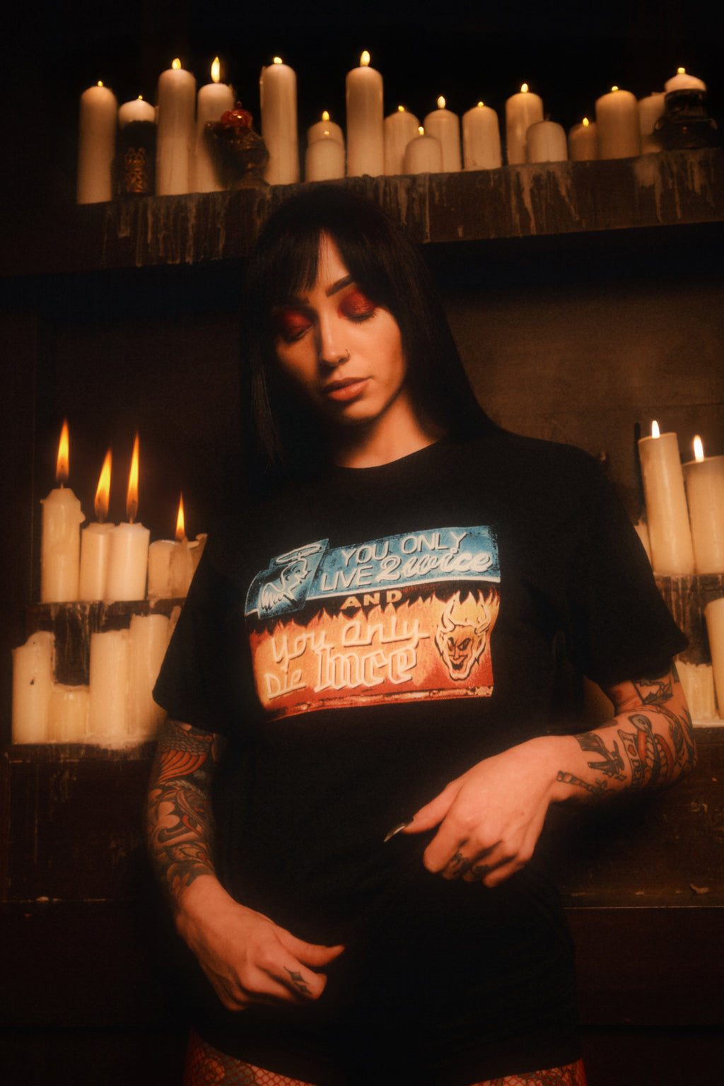 Live 2wice, Die 1nce SS Tee