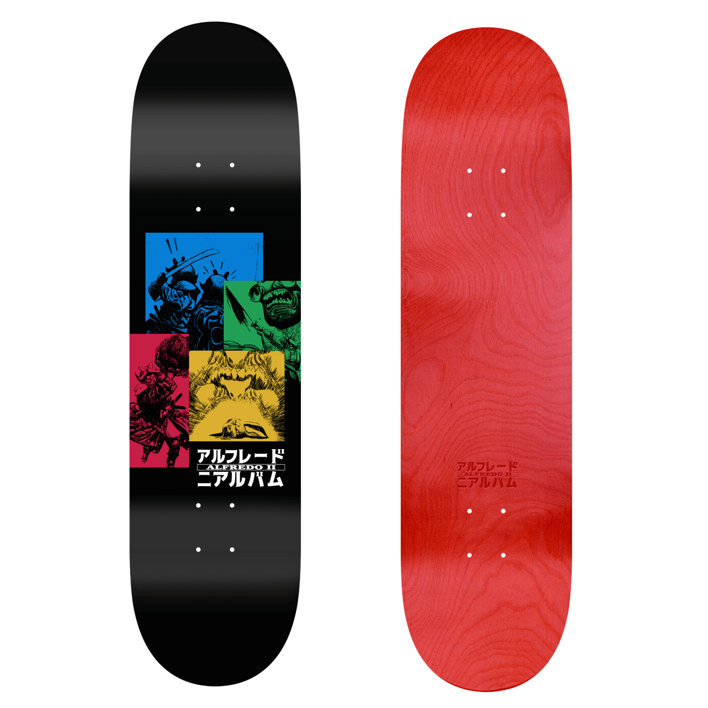Alfredo II Anime Skateboard Deck