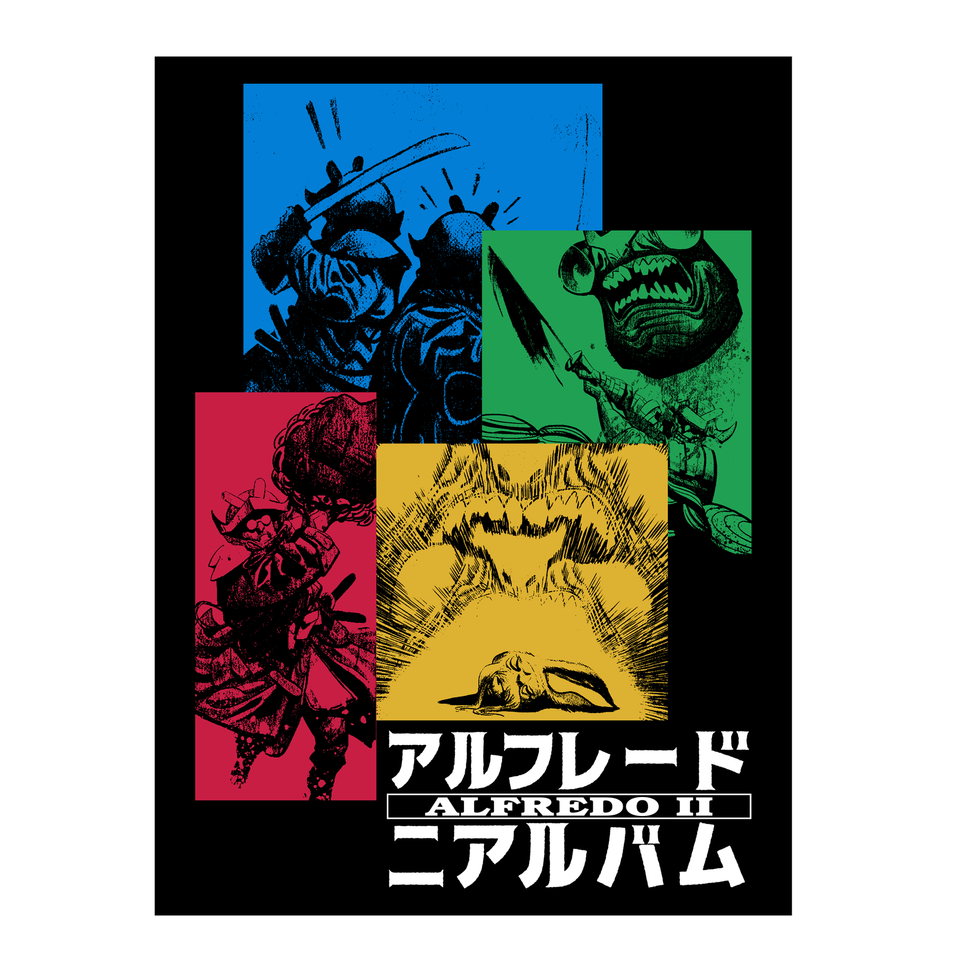 Alfredo Anime Wall Scroll